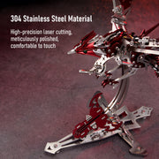 Mechanical Phoenix 3D Metal Puzzles Craft Flapping Wing Toys 358Pcs - EngineDIY