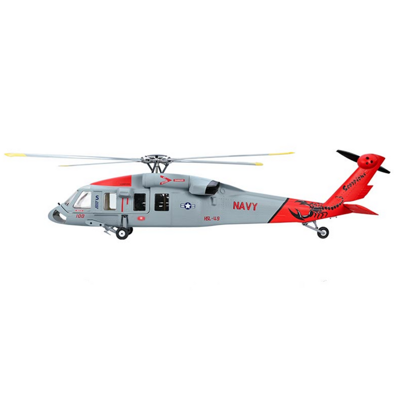 FLYWING MH-60T 2.4G 6CH 470-Class Quick-Release 4-Rotor Scale RC Military Helicopter Model with ACE Flight Controller, GPS Positioning & Left/Right-Hand Control - EngineDIY
