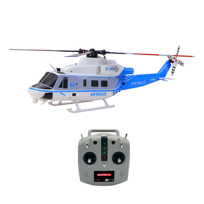 GOOSKY E2 UH-1Y 2.4G 6CH Dual Brushless Direct Drive RC Rescue Simulation Helicopter Model with Lidar positioning