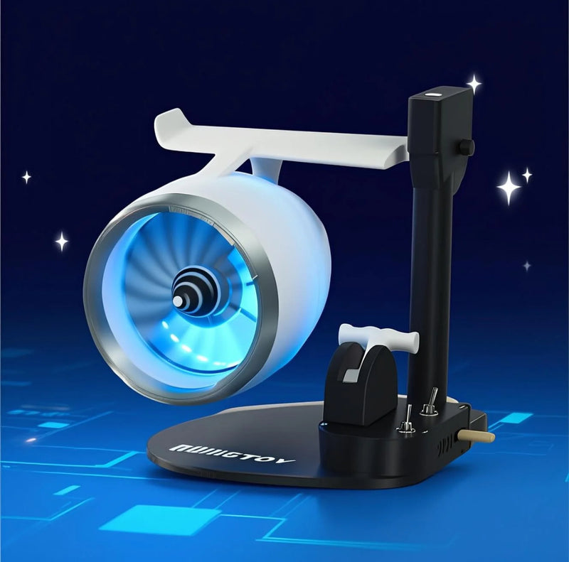 Turbo Jet Engine Desktop Fan High-Speed Cooling with Futuristic Design ...
