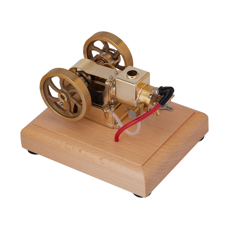 M17 1.6cc Mini Micro Hit and Miss Engine Evaporated Water-cooled 4 Stroke Horizontal Gasoline Engine Internal Combustion Engine Model - EngineDIY