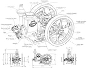 RETROL HM-01 7cc Antique Hit and Miss Engine 4-stroke Stationary Engine Horizontal IC Engine Model That Works - EngineDIY