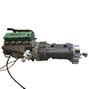 CISON Miniature Simulation Dual Clutch Four Speed Alloy Climbing Rescue Vehicle Gearbox Model Including reverse transmission transfer case engine extension shaft, servo control bracket For CISON inline four-cylinder engine model Professional model car and boat DIY modification parts Enginediy