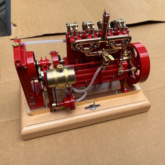 H75 12cc Vertical 4-cylinder OHV Gas Engine Internal Combustion Engine Tractor Engine Model with Mechanical Speed Limit Complete Water Circulation Cooling System