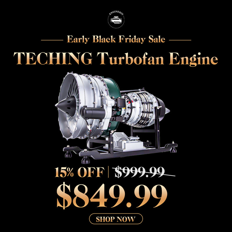 TECHING 1/10 Turbofan Engine Model