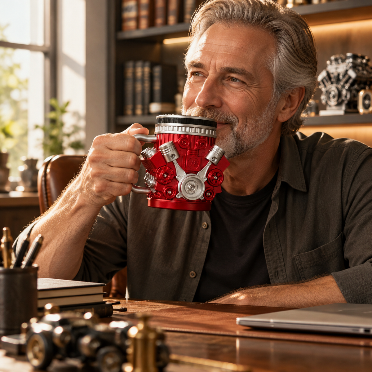  V8 Stainless Steel Mug
