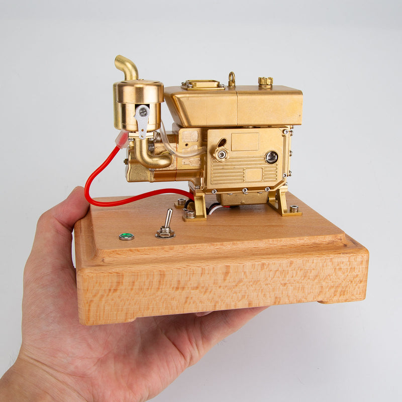 RETROL MUSA 1/8 2.2cc Mini Evaporative Water-cooled Single-cylinder Four-stroke Gasoline Engine Internal Combustion Engine Model - Speed Up to 12000rpm - EngineDIY