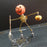 3D Pumpkin Scarecrow Mechanical Steampunk Metal Assembly Animal Model Creepy Halloween Decor