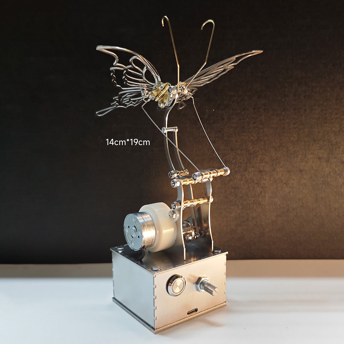 Mechanical Bionic Butterfly 3D Metal Puzzle DIY Kinetic Sculpture Mode ...