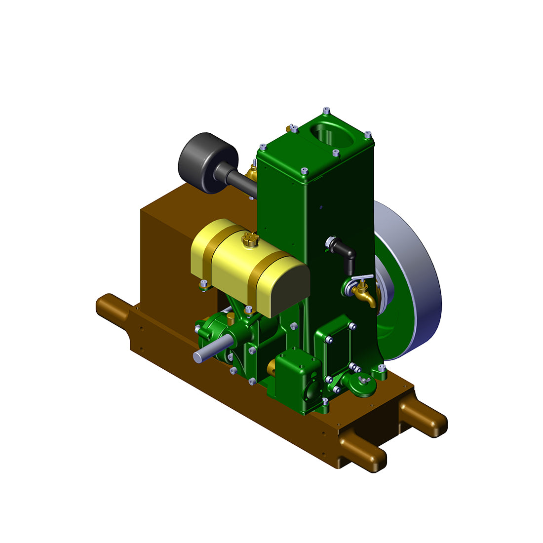 RETROL & OKMO D Type Stationary Miniature Gasoline Internal Combustion Engine Model Centennial Anniversary Edition