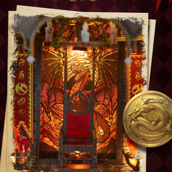 wooden tower of the dragon’s rest gothic steampunk castle 3d model kit