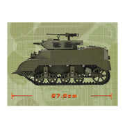 1/16 scale 2.4g u.s. m8 self-propelled howitzer rc tank model with sound and lights, telescoping smoke, dual-speed modes