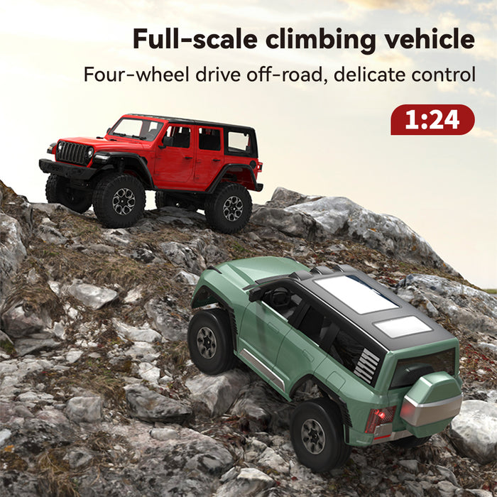 1/24 scale 2.4g full-time 4wd full-proportional rc off-road car rtr version miniature model gifts