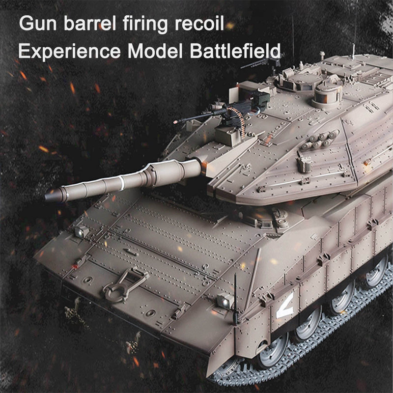 1/16 Israel Merkava-IV 2.4G RC Infrared Combat Tank Model Military Vehicle Toy - EngineDIY