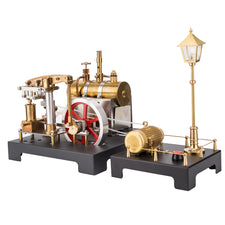 RETROL Full Metal Beam Engine Steam Engine Model Kit with Horizontal B ...