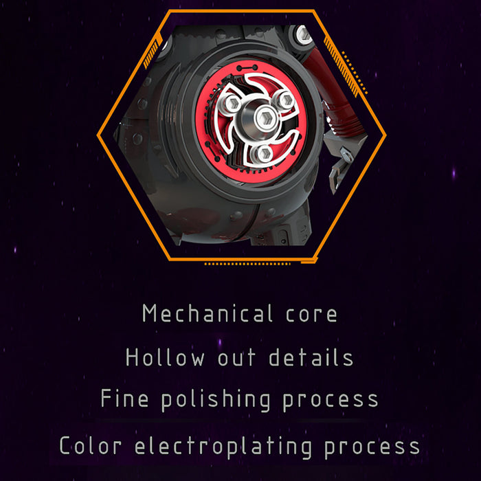 cyborg violence bear 3d metal puzzle model building kit high end desktop toy