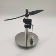 two-blade propeller swashplate low-temperature stirling engine model