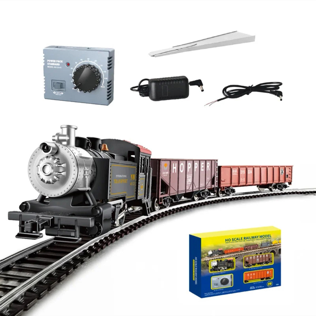 1/87 HO Scale British 0-4-0 Alloy Powered Steam Railway Model - EngineDIY
