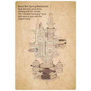 wooden diy sky sanctuary castle 3d model kit desk decor & gift