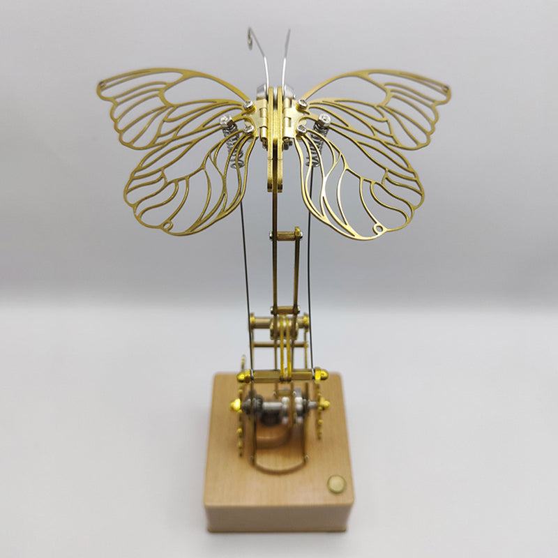 Mechanical Butterfly Dynamic 3D DIY Mechanical Metal Butterfly Model Kit for Kids, Teens, and Adults - EngineDIY