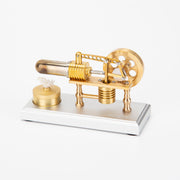 ENJOMOR Robinson Stirling Engine Mini Hot Air Stirling External Combustion Engine STEM Toy (RTR Version) - EngineDIY