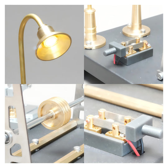 RETROL GF-01 Mechanical Transmission Kit - Functional DIY Expansion for SE-01/02/03 Steam Engine Models