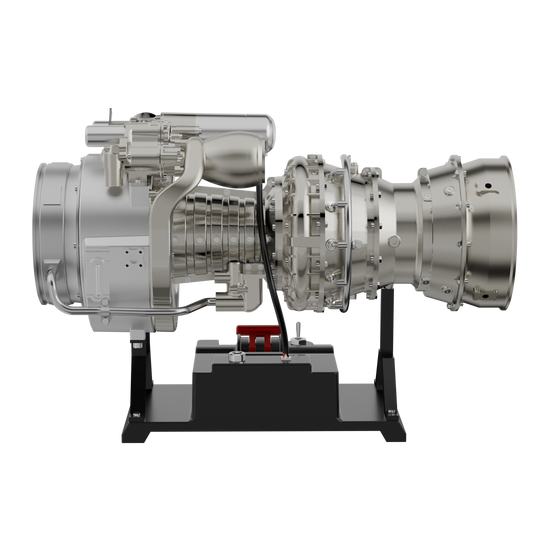 teching 1/4 scale metal simulation electric military helicopter turboshaft engine model kit