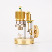 ENJOMOR Ringbom J01 Stirling Engine Miniature Free-piston Hot Air External Combustion Engine Model (Kit Version) - EngineDIY