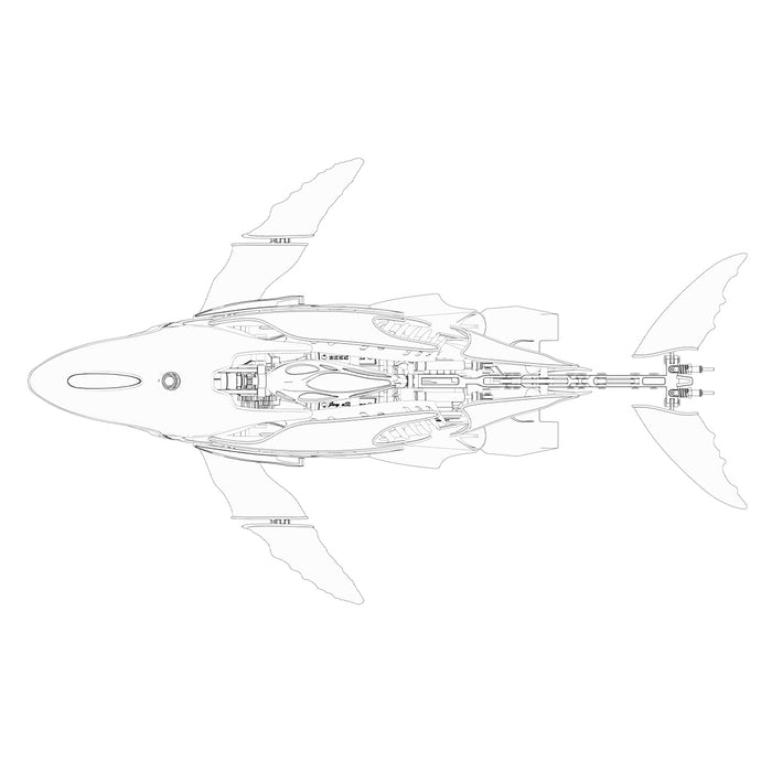 3d metal mechanical humpback whale model kit– diy marine creature assembly puzzle toy