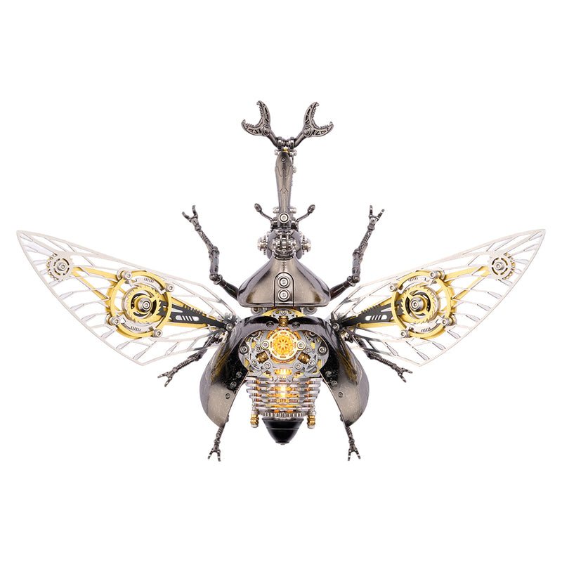 mechanical beetle model kit, steampunk diy metal insect building set (317pcs)