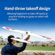 2.4g 4ch epp fixed wing rc glider, 1280mm large wingspan, jst connector, no reflex