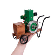 RETROL & OKMO D Type Stationary Miniature Gasoline Internal Combustion Engine Model Centennial Anniversary Edition - EngineDIY