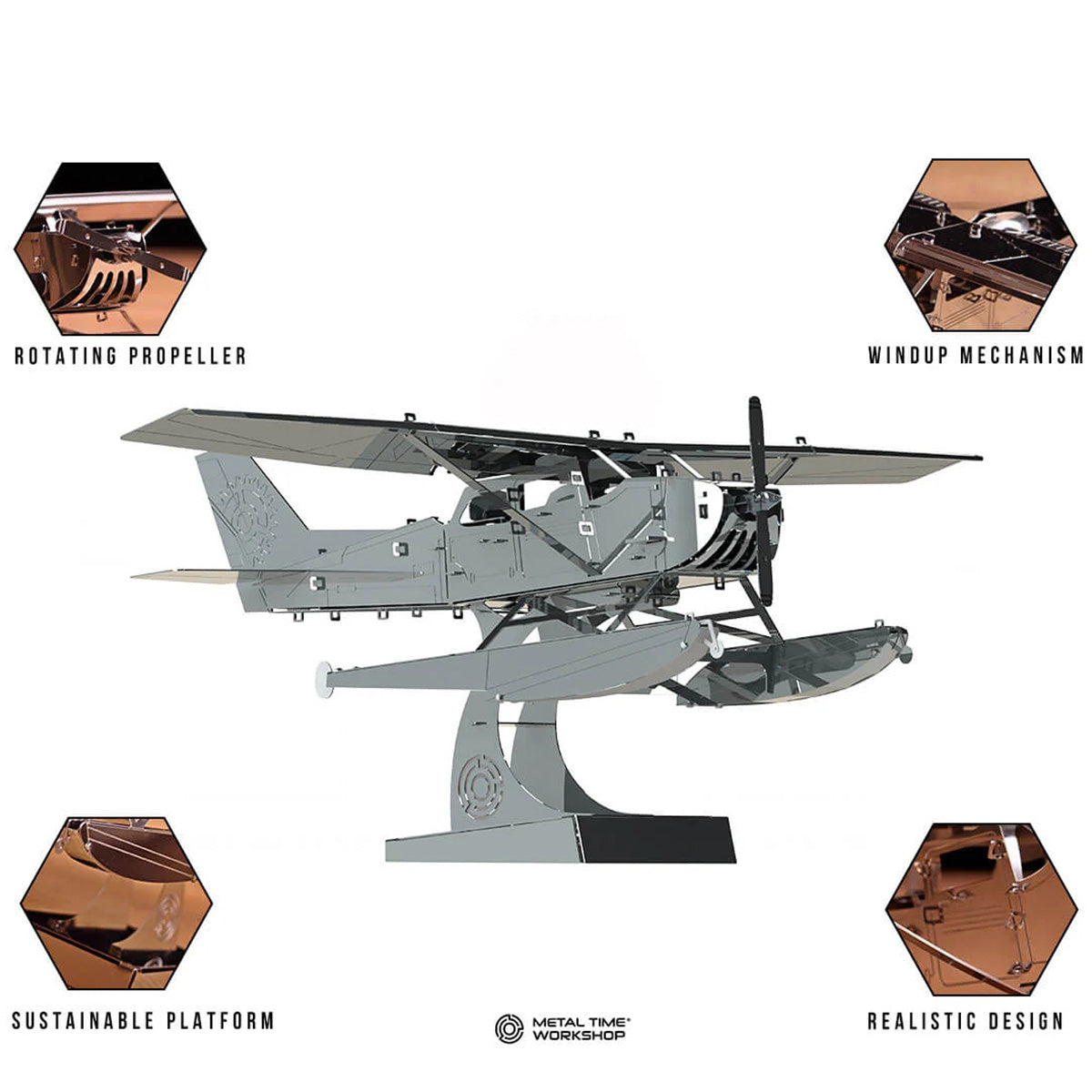3d metal aircraft model kit, collectible desktop display for aviation lovers-81pcs
