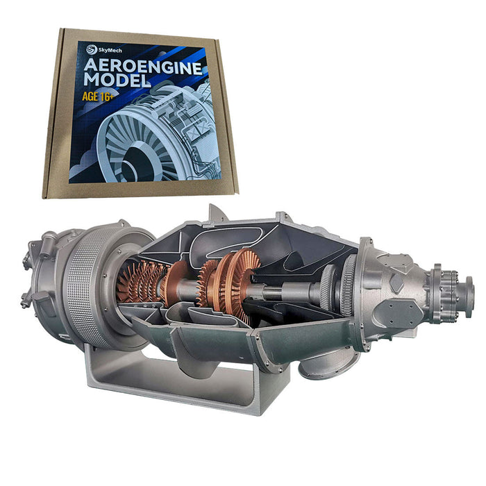SKYMECH PT6A Turboprop Engine Model Kit -Build Your Own Turboprop Engine that Works -3D Printing DIY Aircraft