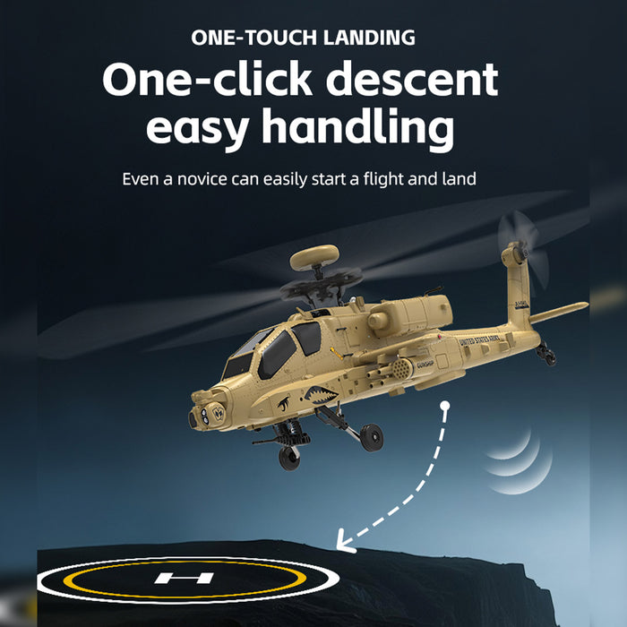 wolfbush & yu xiang f11-n ah64 apache rc helicopter – 1/32 scale 2.4g 6ch coaxial dual rotor with optical flow altitude hold