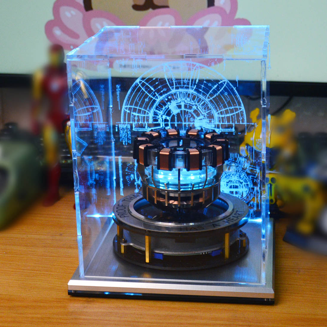 1 1 Scale Mk2 Floating Arc Reactor Floating Rotating Led