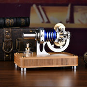 ENJOMOR Rhombic Hot Air Stirling Engine Model Toy Gift for Science and Education Machinery Enthusiasts - EngineDIY