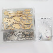 3d metal mechanical deer diy assembly model kit, futuristic desktop for adults and collectors