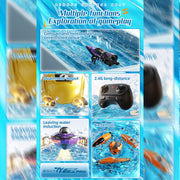 1/43 mini 2.4g dual motor rc speed boat dual speed modes model