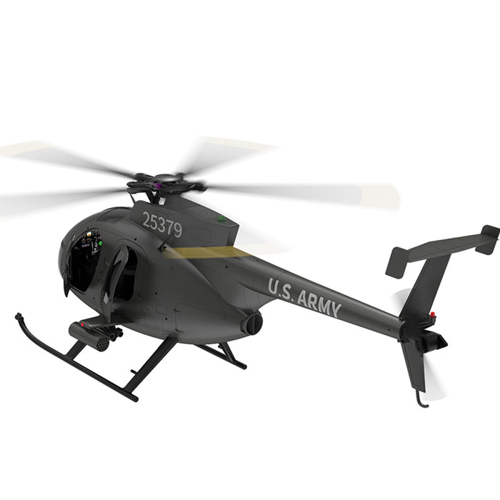 YU XIANG F119S MD500 1/16 Scale 250-Class RC Little Bird Helicopter – Flybarless 2.4G 9CH RTF Model with 6G/3D Flight Modes