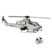 WOLFBUSH&ROBAN AH-1W Cobra 470-Class RC Helicopter-2.4G 6CH Dual-Rotor RC Military Model with GPS Positioning, Synchronized Turret & Left/Right-Hand Control RTF