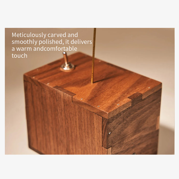 wooden flying swan music box dynamic model