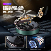 helicopter-inspired solar car air freshener-elegance & aromatherapy 
