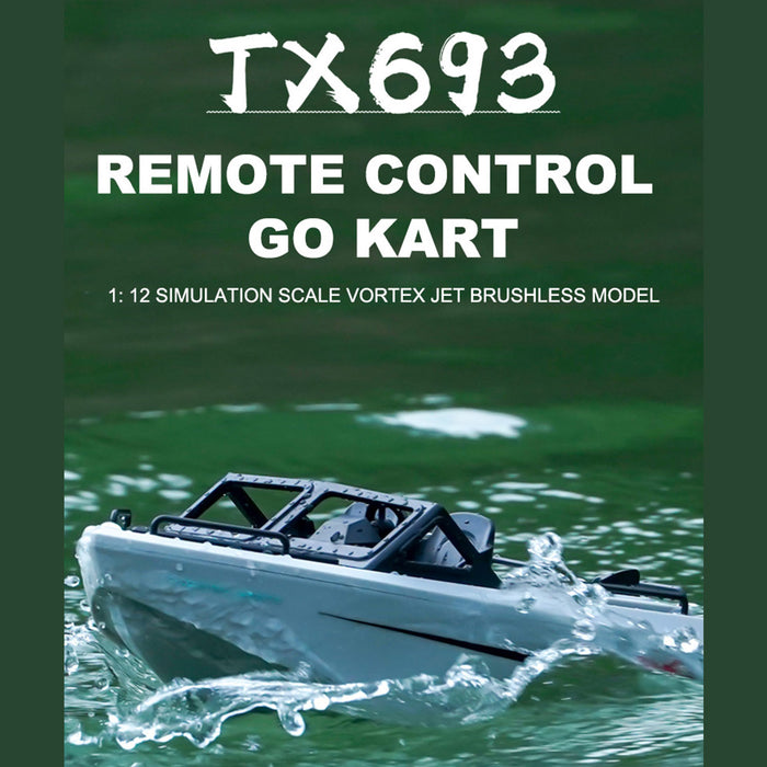 1/12 scale 2.4g 8km/h rc karting boat model rtr version