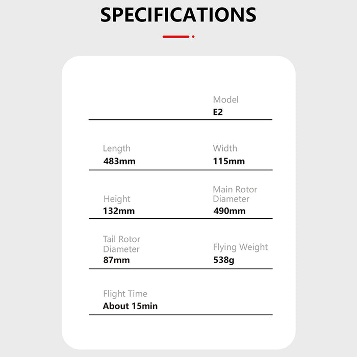 goosky e2 uh-1y 2.4g rc 6ch dual brushless direct drive scale aerobatic gts flight control helicopter model