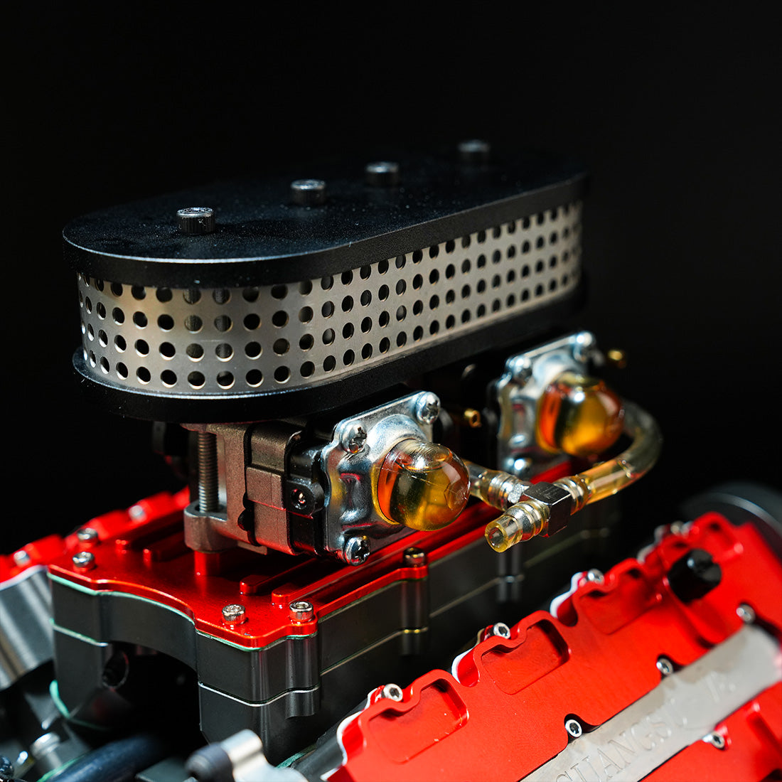 ENJOMOR V8 Engine Model That Works GS-V8 78CC DOHC 4-Stroke 8-Cylinder ...