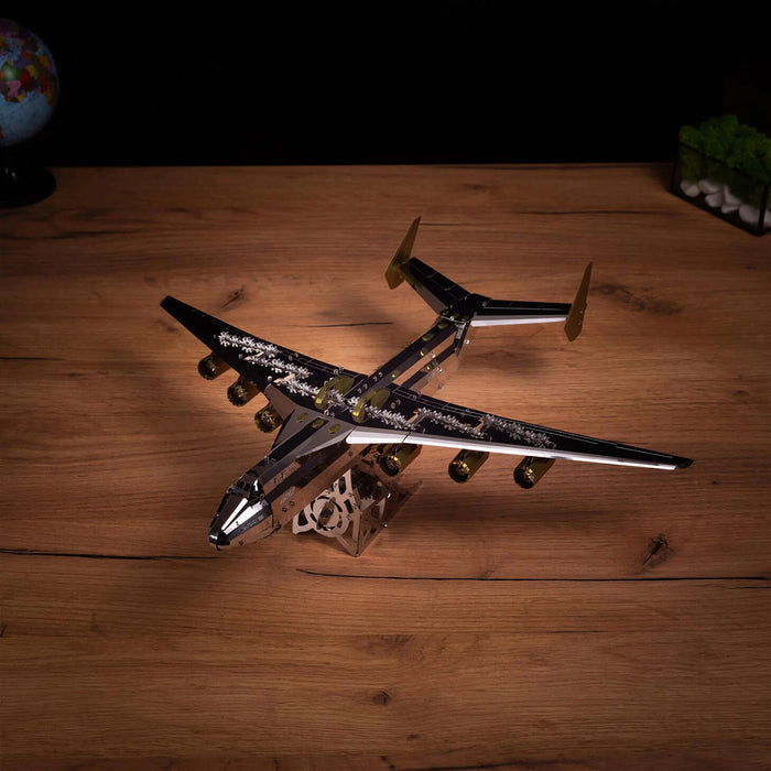 3d metal an-225 mriya aircraft model kit, collectible desktop display for aviation lovers-267pcs