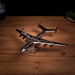 3d metal an-225 mriya aircraft model kit, collectible desktop display for aviation lovers-267pcs