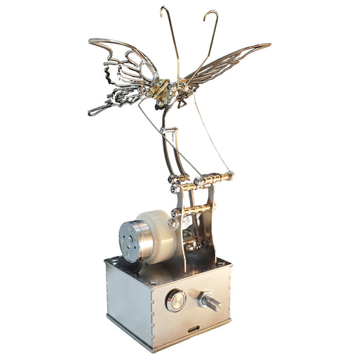 mechanical bionic butterfly 3d metal puzzle diy kinetic sculpture kit