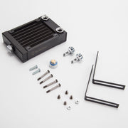 Water-Cooling Radiator Tank Water Outlet Assembly + Bracket Kit for CISON Engine Models - EngineDIY